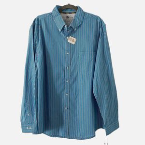 Club Room Men's The Estate Shirt Slim Fit Long Sleeve Button Down Size XL NWT